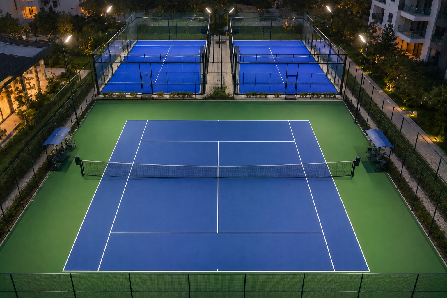 İzmir Lüks Site Tenis + Padel